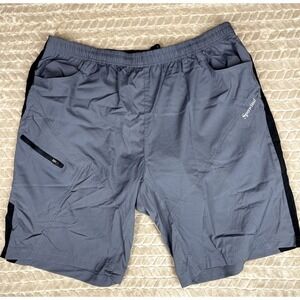 Spowind Cycling Shorts Mens XXL Gray Black Padded Biking‎ Gear